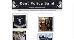 Desktop Screenshot of kentpoliceband.org